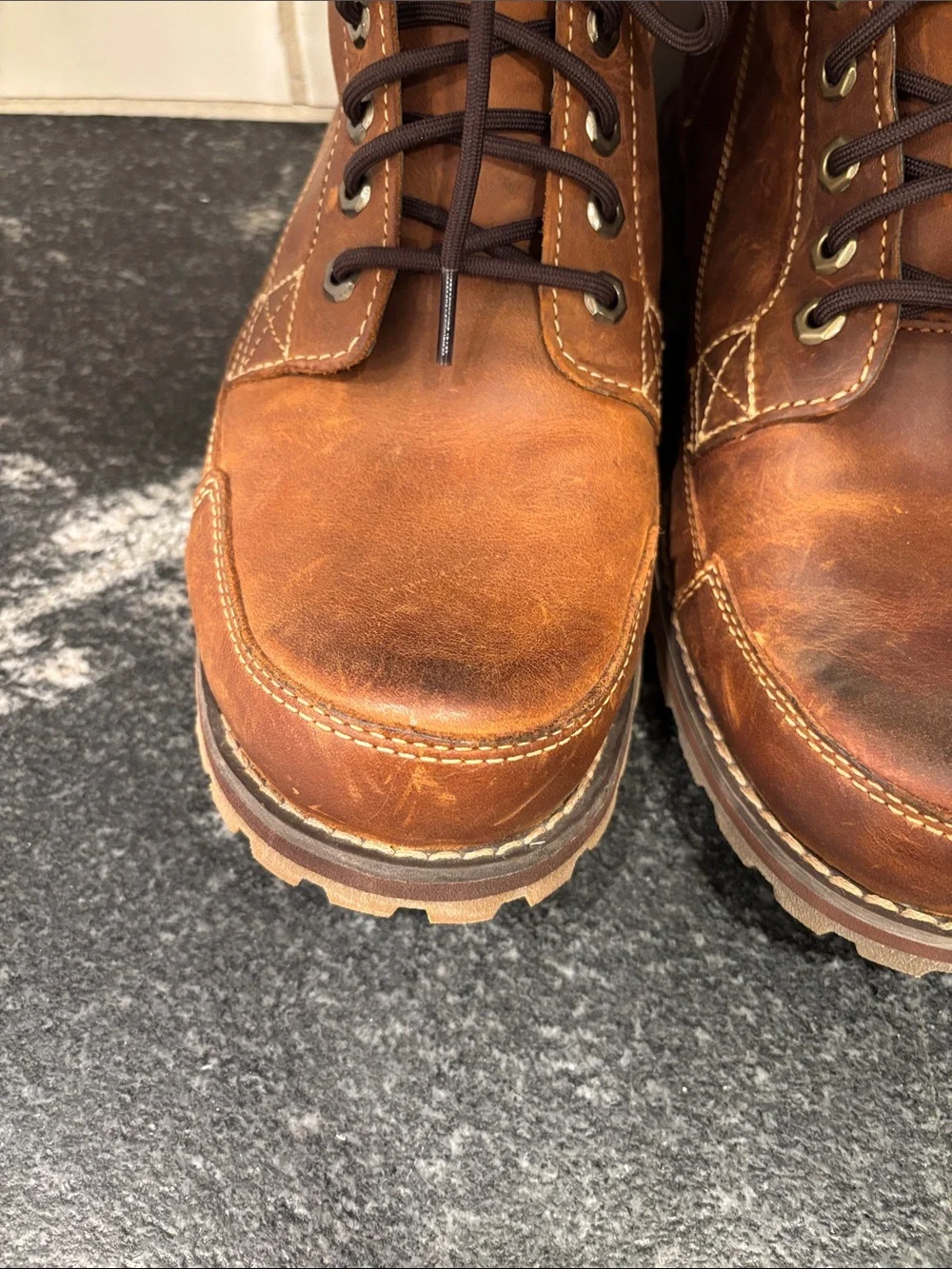 Timberland Earthkeepers Original 6-Inch Boots – Men’s Size 11 – Medium Brown